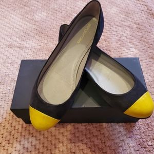 Sergio Rossi Dark Blue Flats Size 40.5